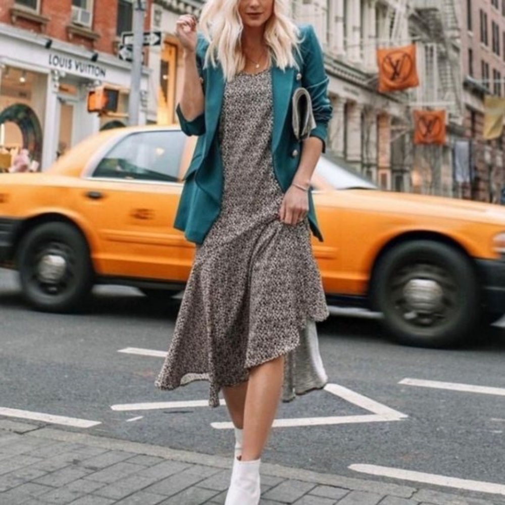 Urban Outftters leopard MIDI dress